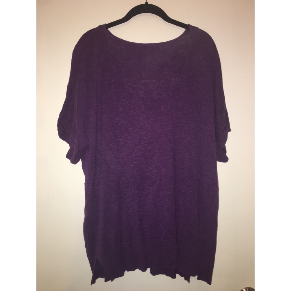 Eileen Fisher cotton linen top size 2x